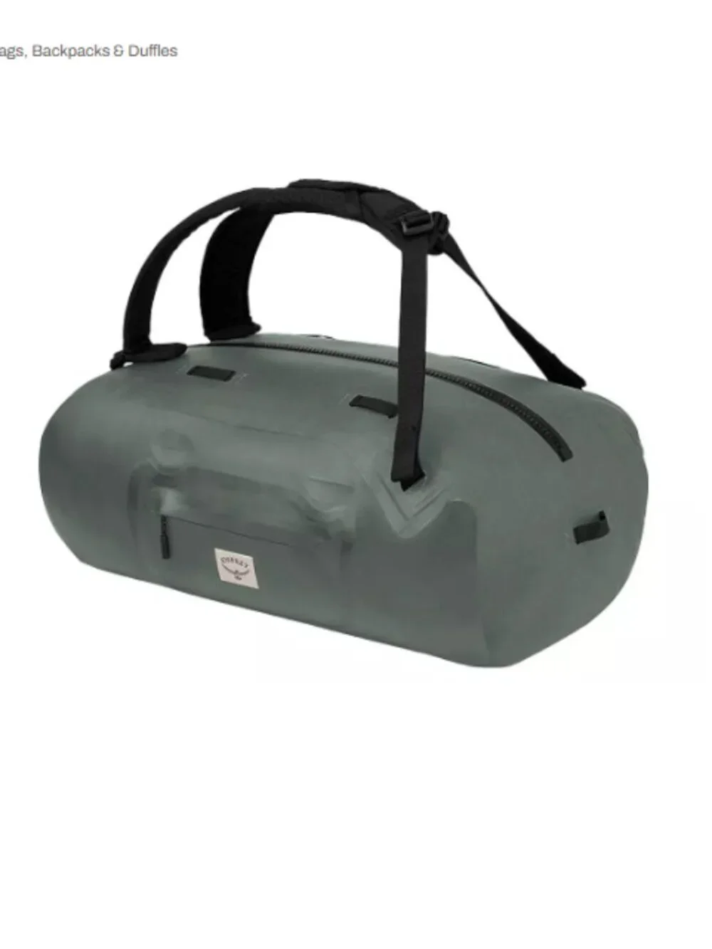 Osprey Arcane Waterproof Duffle 40 Pine Leaf Green NWT Waterproof Mesh Pocket